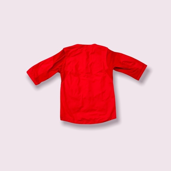 (S) Nike Red Hot Baseball Jacket Short Sleeve NWT - Picture 6 of 9